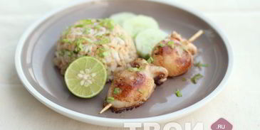 шашлык из кальмара