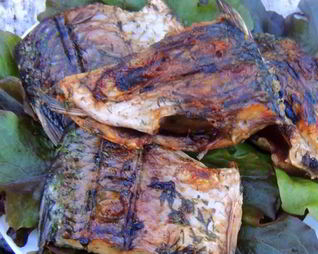 Шашлык из карася