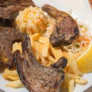 Рецепт Шашлыка из корейки баранины с гарниром