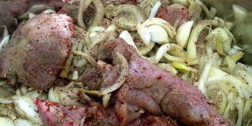 шашлык из кролика