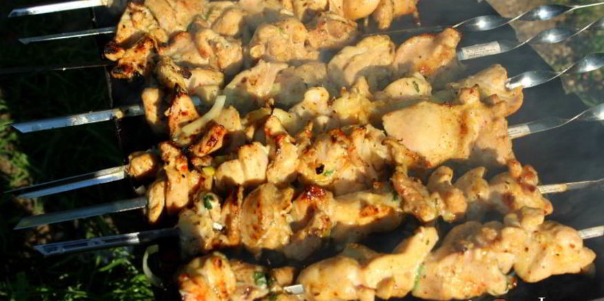 Рецепт шашлыка из куриного филе на минералке