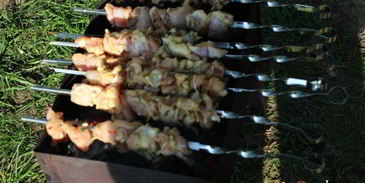 шашлык из куриного филе на минералке