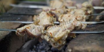 шашлык из курицы на пиве с молоком