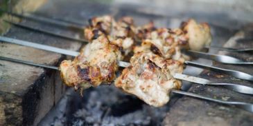 шашлык из курицы на пиве с молоком