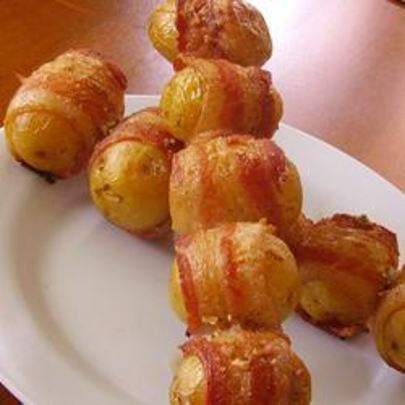 Шашлык из молодой картошки