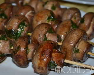 Шашлык из шампиньонов