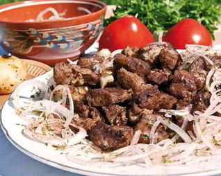 Шашлык из свинины в вине