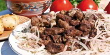 шашлык из свинины в вине