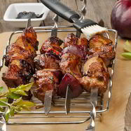 Рецепт Шашлыка из свиной шейки со сливой и красной смородиной