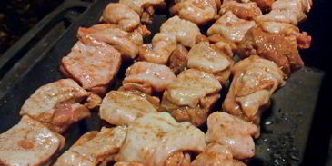 шашлык из утки