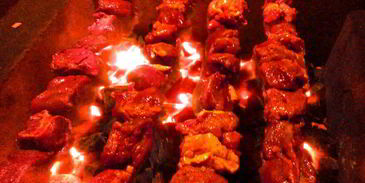 шашлык из утки