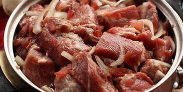 сочный шашлык из свинины