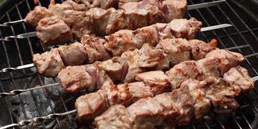 сочный шашлык из свинины