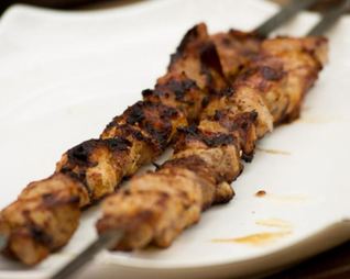 Свиной шашлык на гриле