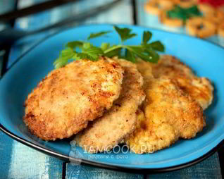 Шницель из фарша