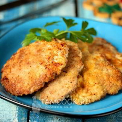 Шницель из фарша