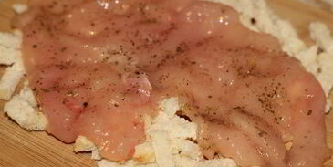 шницель из куриной грудки