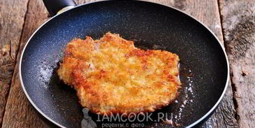 шницель из свиной корейки на кости