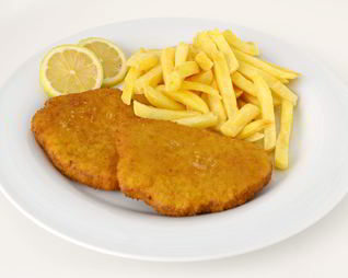 Шницель на сковороде