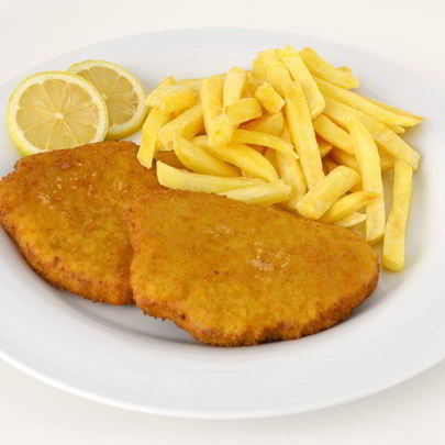 Шницель на сковороде