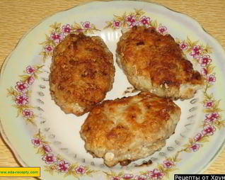 Шницель рубленый из свинины