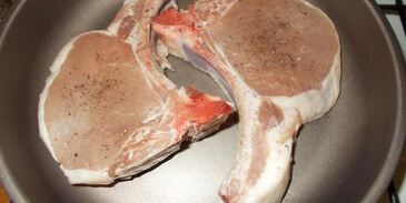 апельсиновый стейк на косточке