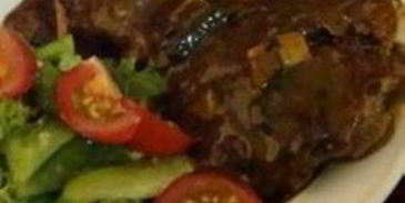 грибной стейк салисбури