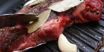 правильный стейк из говядины