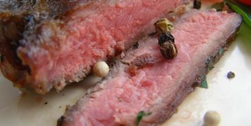 правильный стейк из говядины