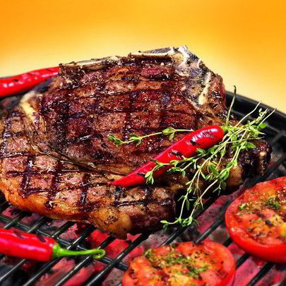 Стейк из говядины на гриле