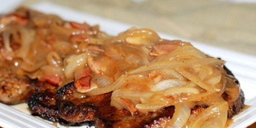 Рецепт стейка из говяжьей печени