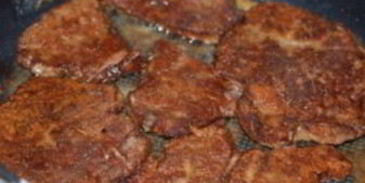 стейк из говяжьей печени