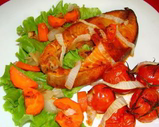 Стейк из кеты