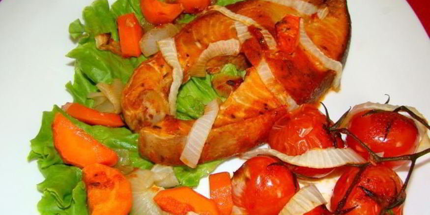 Рецепт стейка из кеты