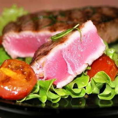 Стейк из красной рыбы