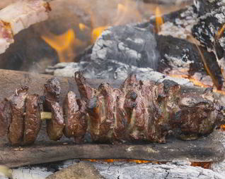 Стейк из мяса косули