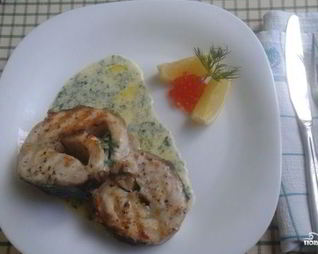 Стейк из осетра