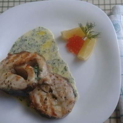 Стейк из осетра