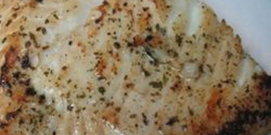 Рецепт стейка из рыбы на гриле