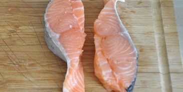 стейк из семги инь-янь