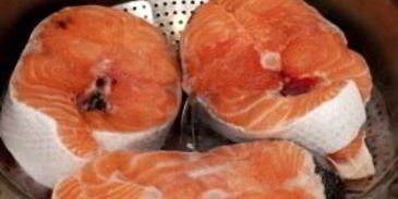 стейк из семги на пару