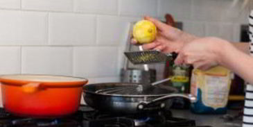 стейк из семги в сливочном соусе