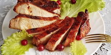 стейк из свинины на кости