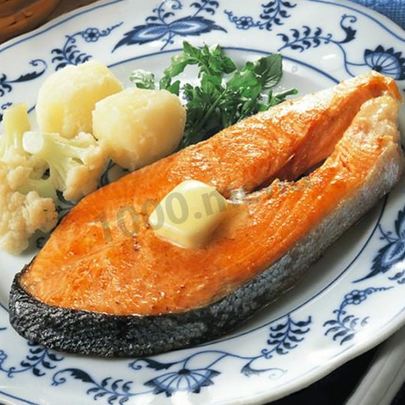 Стейк нерки в духовке