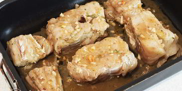 стейк пикши в духовке