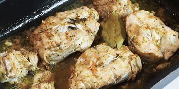 стейк пикши в духовке