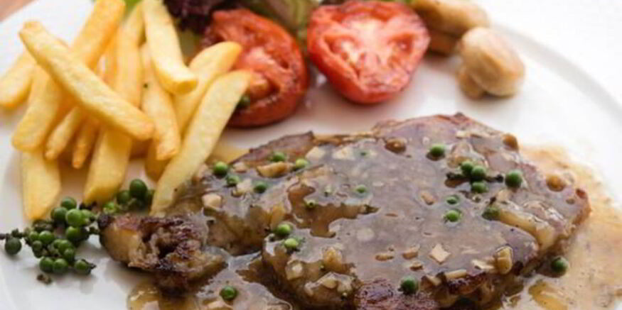 Рецепт стейка с горчичныма соусома