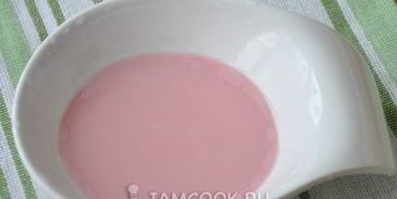 стейк с соусом из красного вина