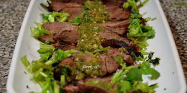 стейк с соусом халапеньо чимичурри