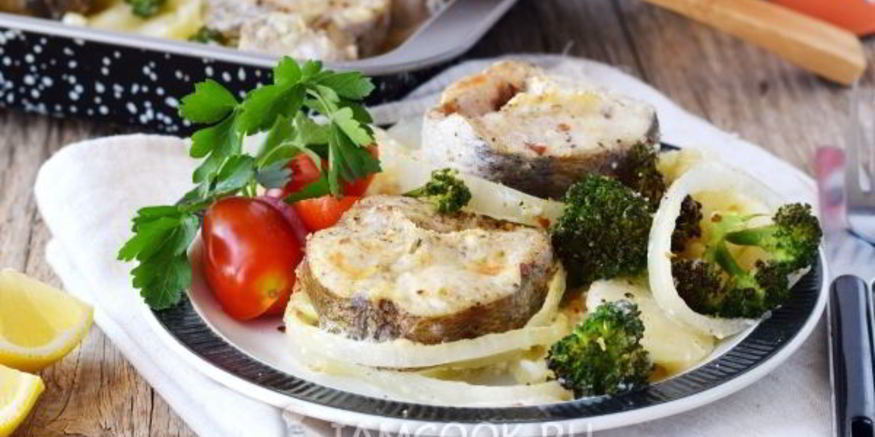 Рецепт стейка трески в духовке